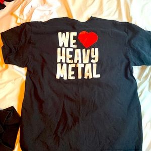 Heavy metal short sleeve tee